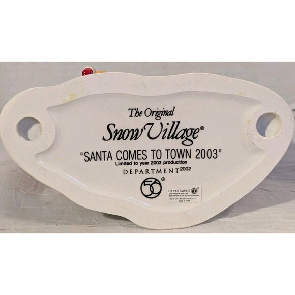 Dept 56 Santa Comes To Town 2003 Snow Village Christmas  Retired Patriotic Box - Picture 5 of 16